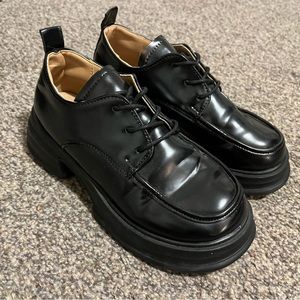 Platform Oxford shoes